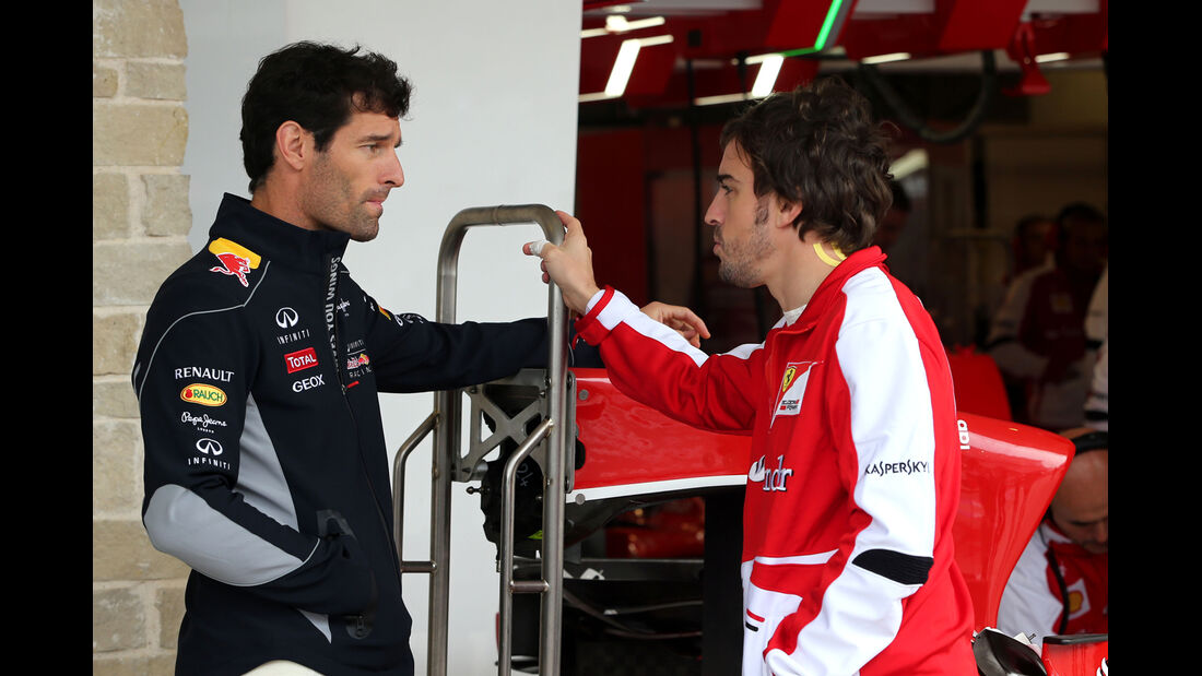 Webber & Alonso - Formel 1 - GP USA - 15. November 2013