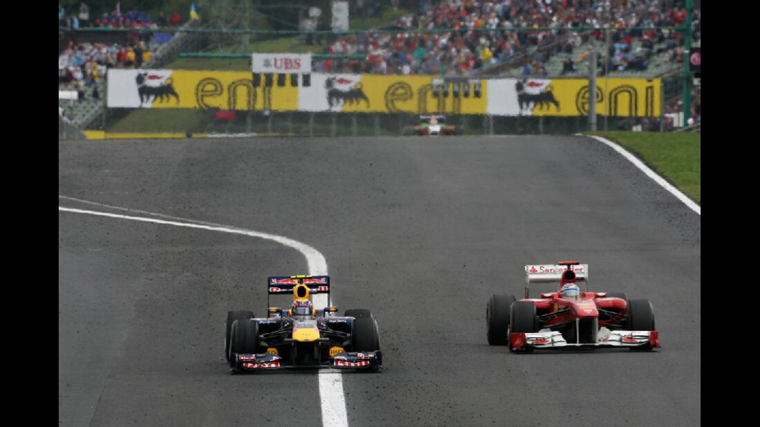 Webber Alonso - GP Ungarn - Formel 1 - 31.7.2011 - Highlights