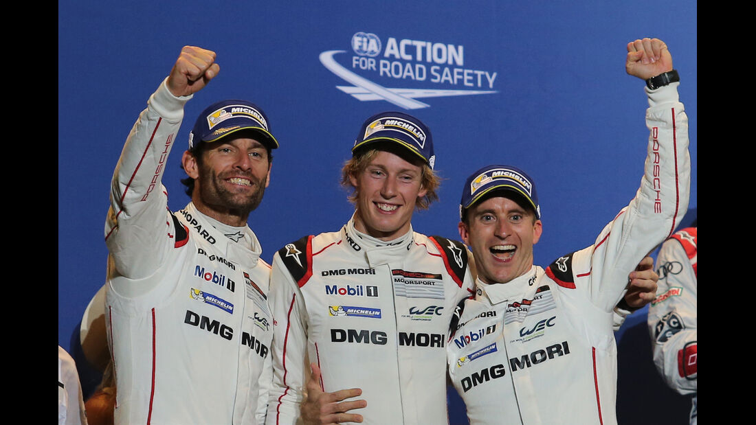 Webber, Hartley & Bernhard - Porsche - WEC Austin 2015