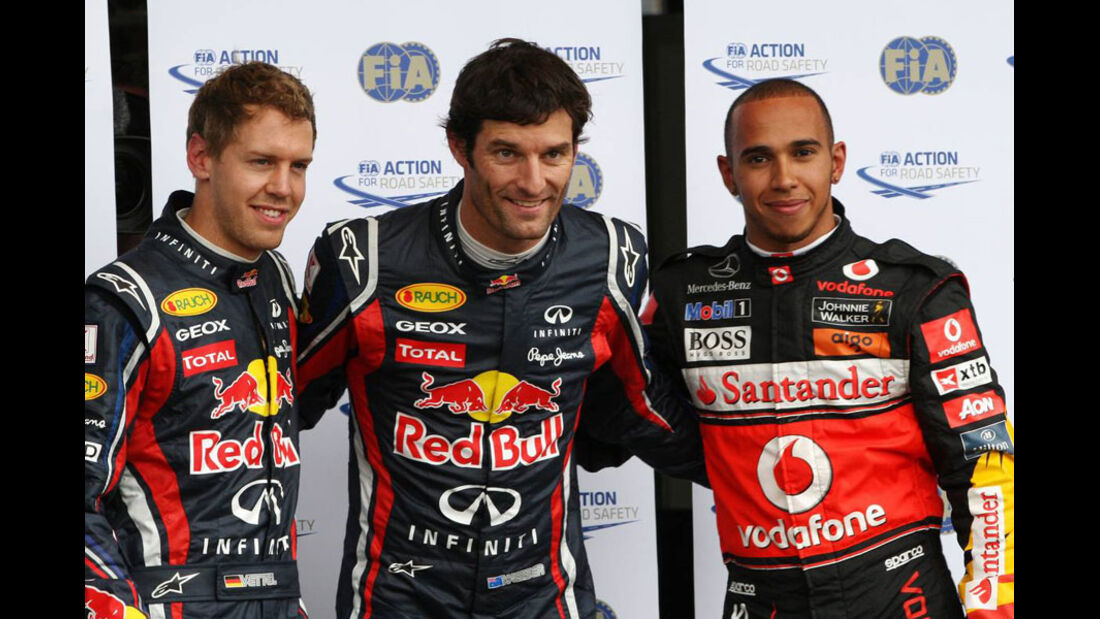 Webber Vettel Hamilton - GP Deutschland - Nürburgring - 23. Juli 2011