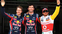 Webber Vettel Hamilton GP Spanien 2011
