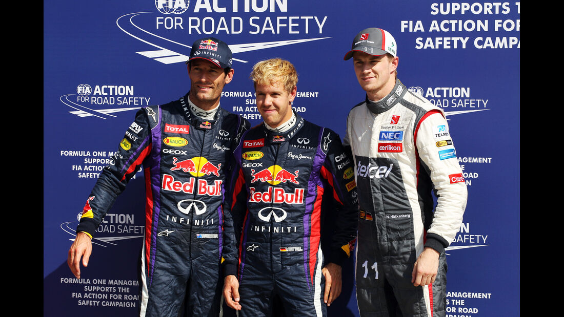 Webber, Vettel & Hülkenberg - Formel 1 - GP Italien - 7. September 2013