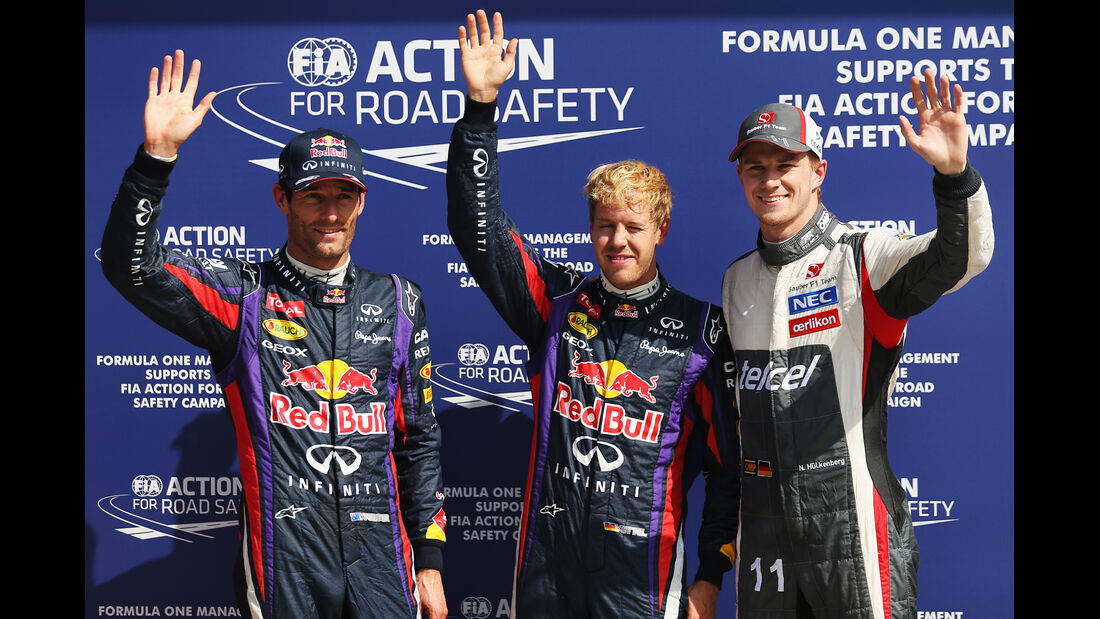Webber, Vettel & Hülkenberg - GP Italien 2013