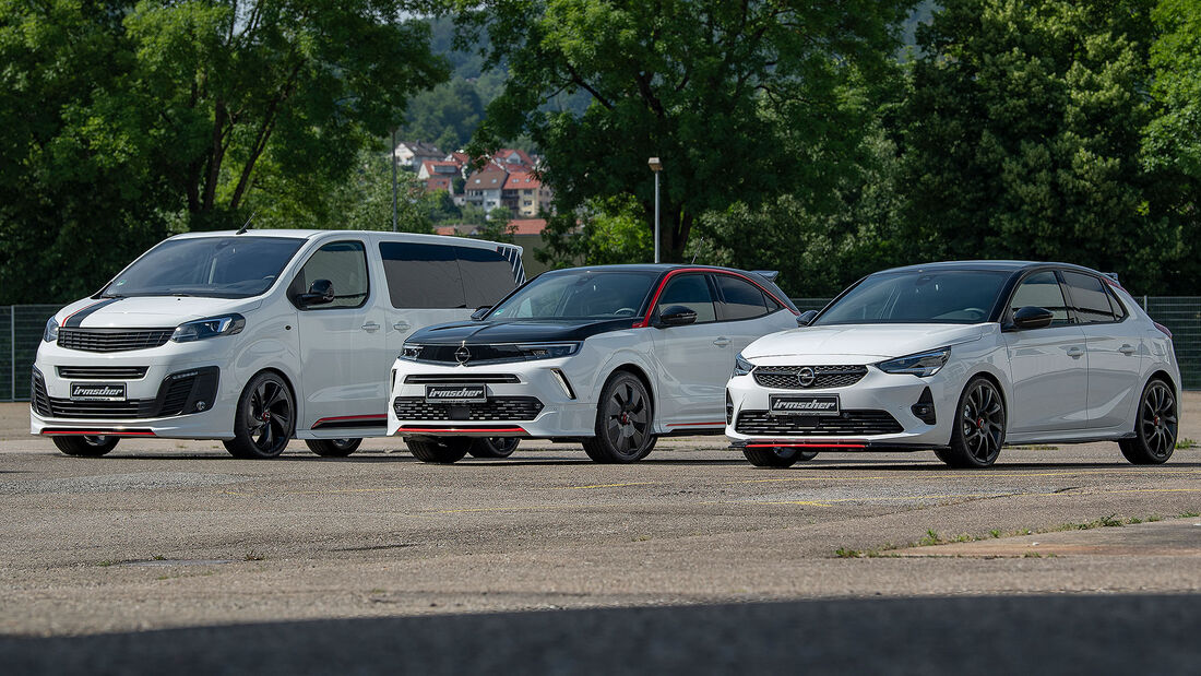 Weiße Flotte von Irmscher auf Opel-Basis