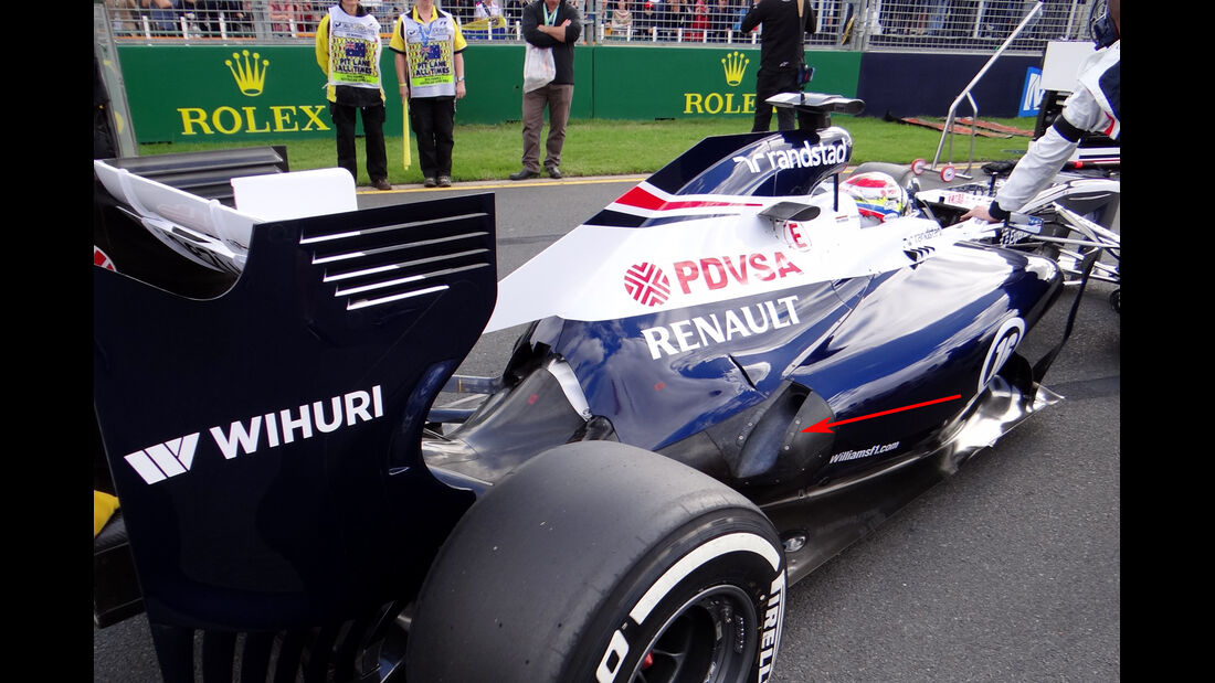 Williams F1 Technik 2013
