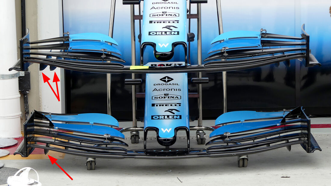 Williams - F1-Technik 2019 - Frontflügel