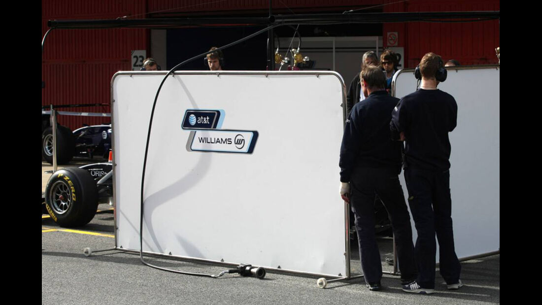 Williams F1-Test 2011