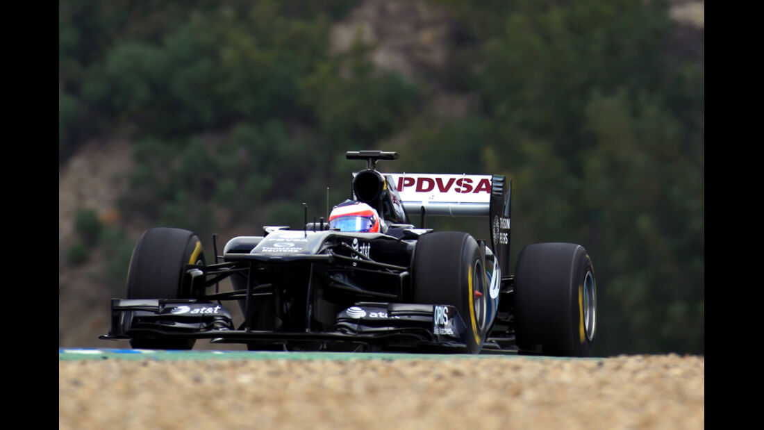 Williams FW33 Barrichello Formel 1 Test Barcelona 2011