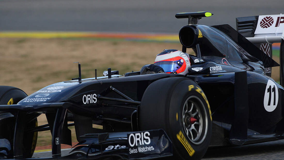 Williams FW33 Keiner ist hinten so niedrig auto motor und sport