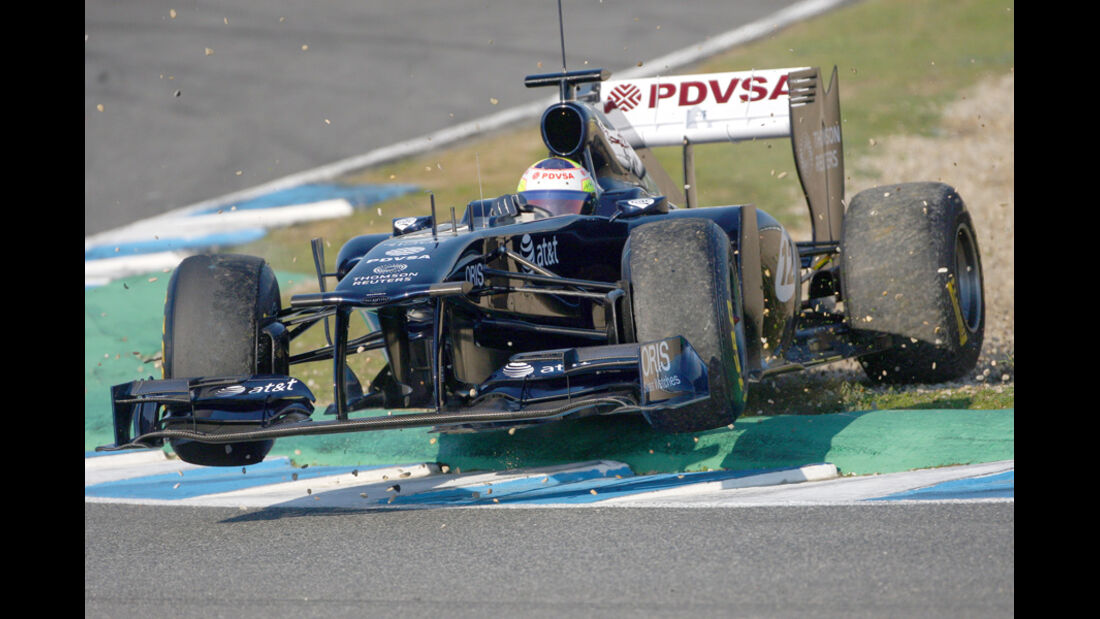 Williams FW33 Maldonado Test 2011