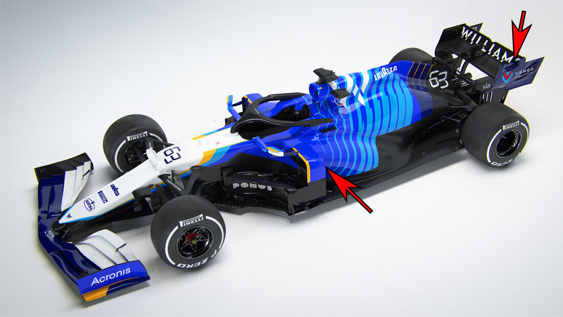 Williams FW43B - Formel 1 - Technik - 2021