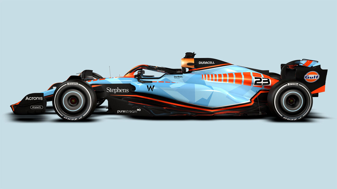 Williams FW45 - Gulf-Design - 2023