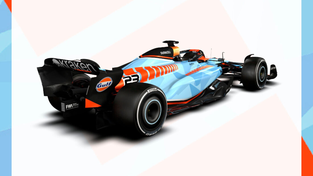 Williams FW45 - Gulf-Design - 2023