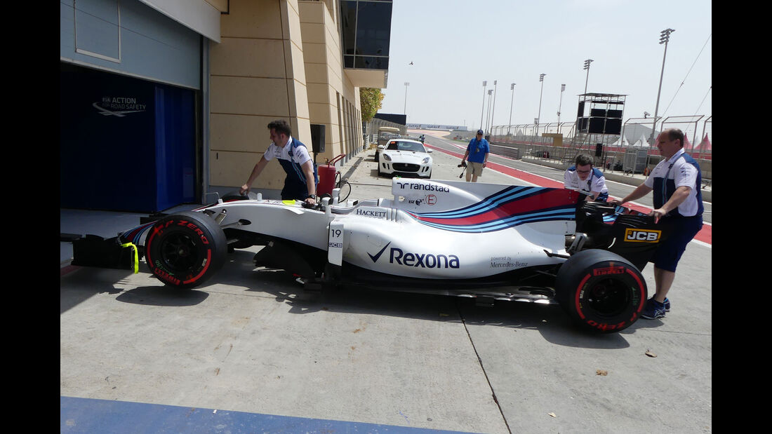 Williams - Formel 1 - GP Bahrain - Sakhir - Donnerstag - 13.4.2017