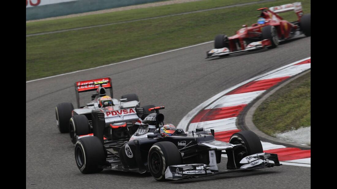 Williams  - Formel 1 - GP China - 15. April 2012