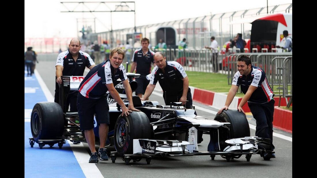 Williams  - Formel 1 - GP Indien - 25. Oktober 2012