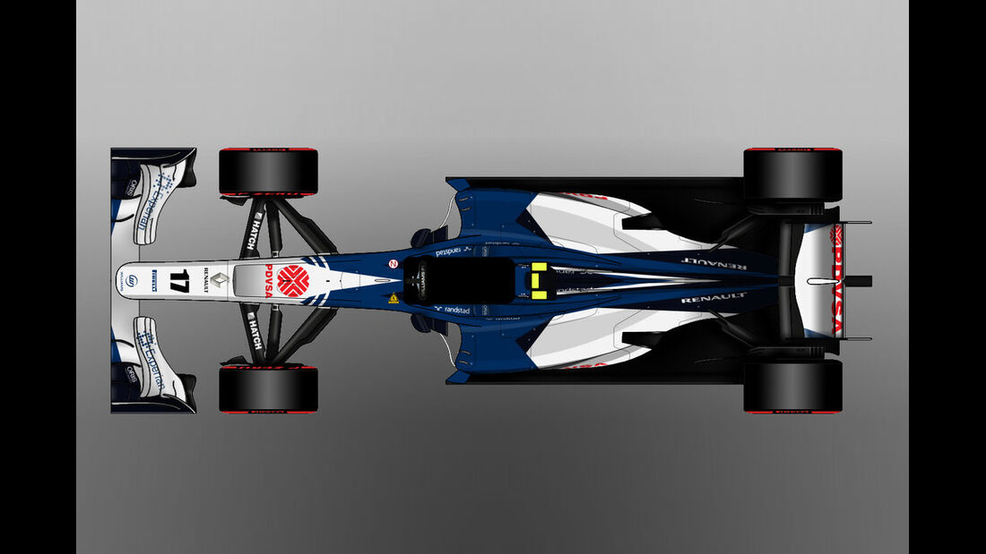 Williams - Formel 1 - Lackierung - Design-Concept