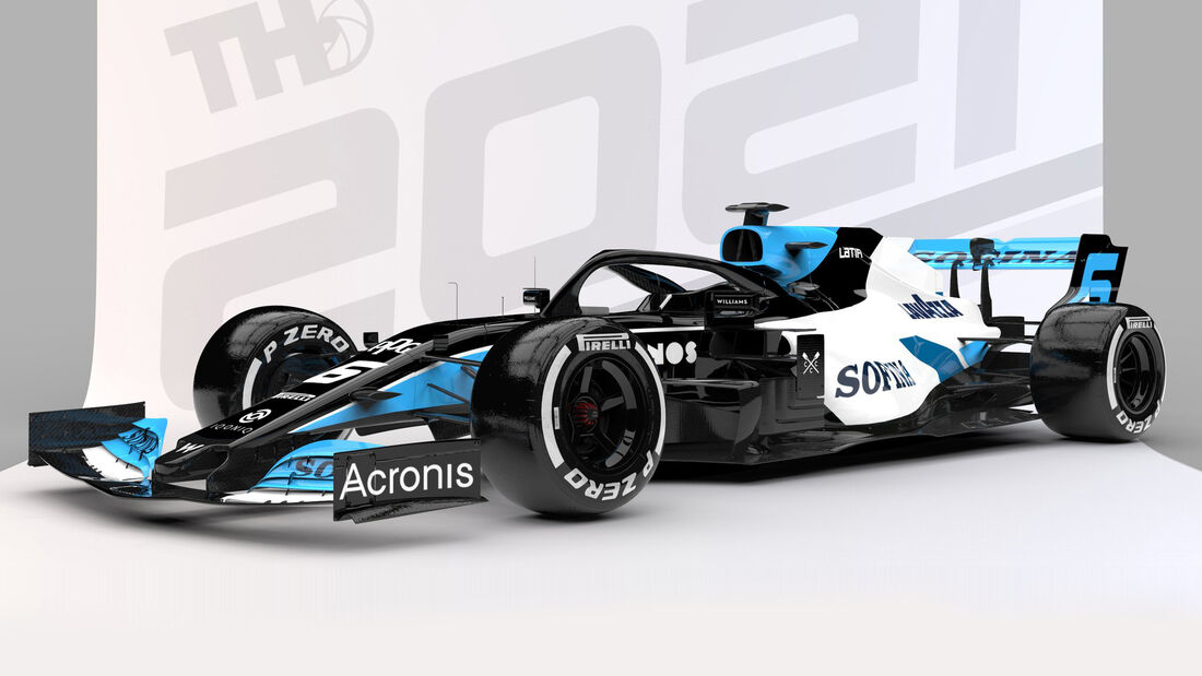 Williams - Formel 1 - Livery-Concept 2021 - Tim Holmes Design