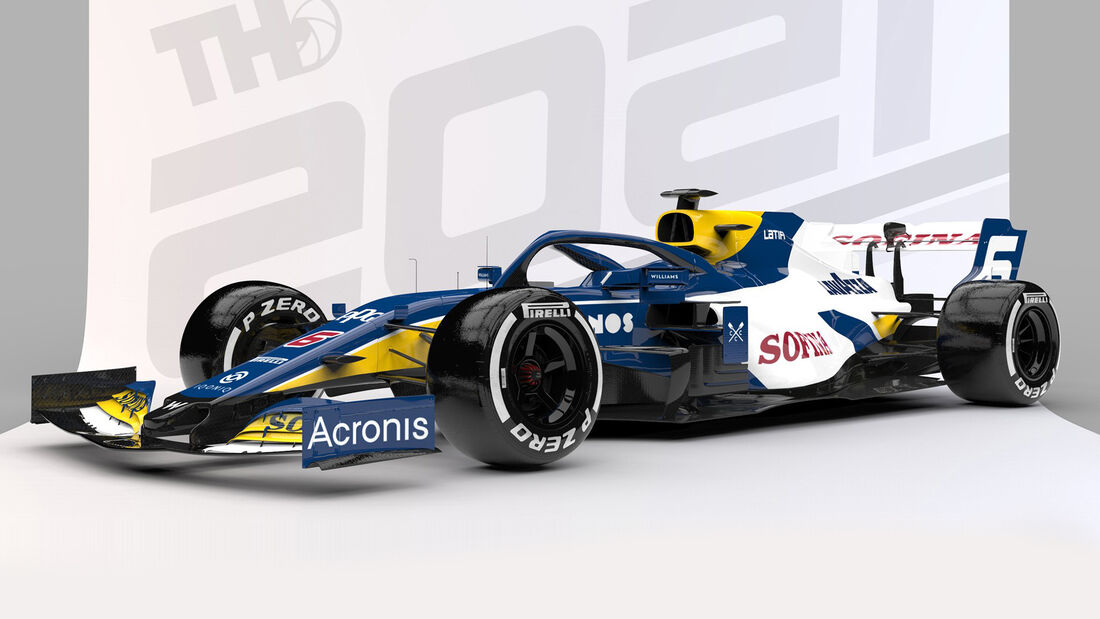 Williams - Formel 1 - Livery-Concept 2021 - Tim Holmes Design