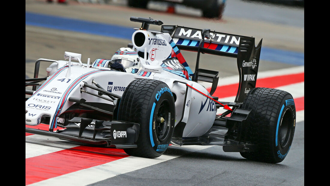 Williams - Formel 1-Technik - GP Österreich 2015