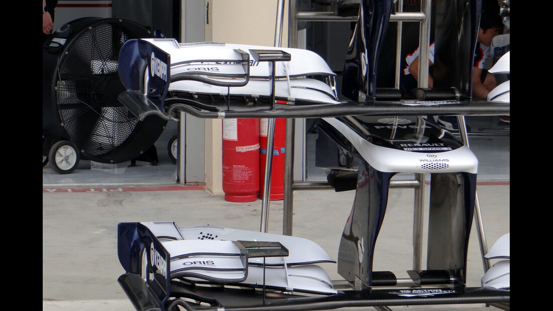 Williams Frontflügel - Formel 1 - GP Bahrain - 18. April 2013
