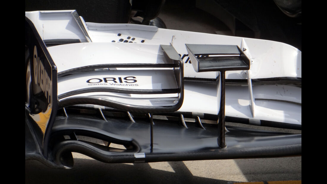 Williams Frontflügel - Formel 1 - GP China - 12. April 2013