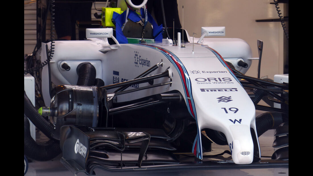 Williams Heckflügel - Formel 1 - GP Ungarn - 25. Juli 2014