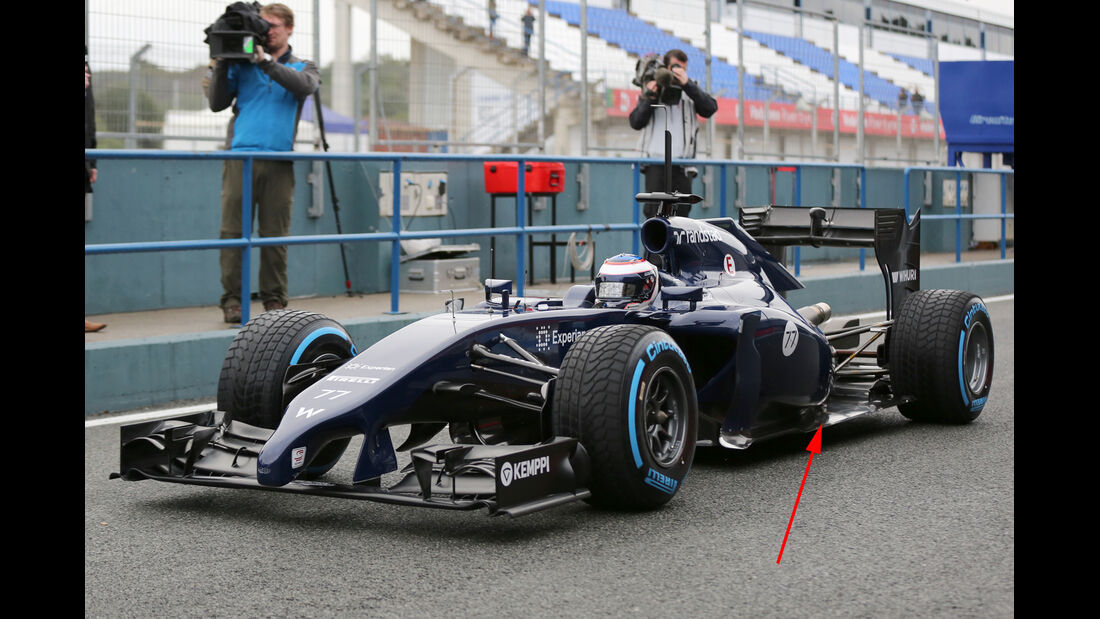 Williams - Jerez-Test - Formel 1 - 2014