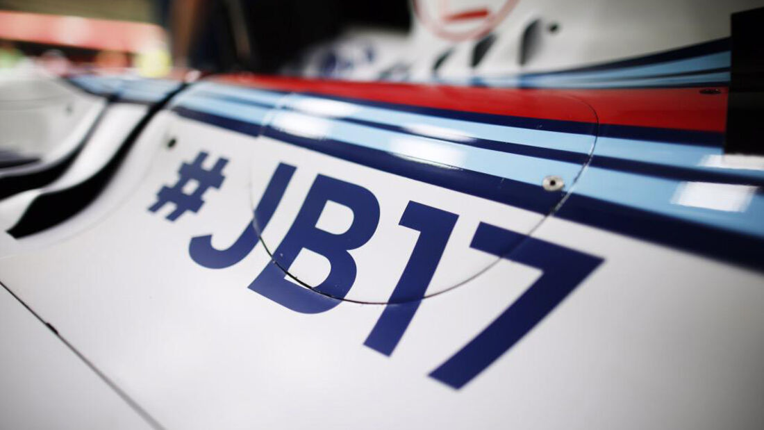 Williams - Jules Bianchi-Aufkleber - GP Ungarn 2015