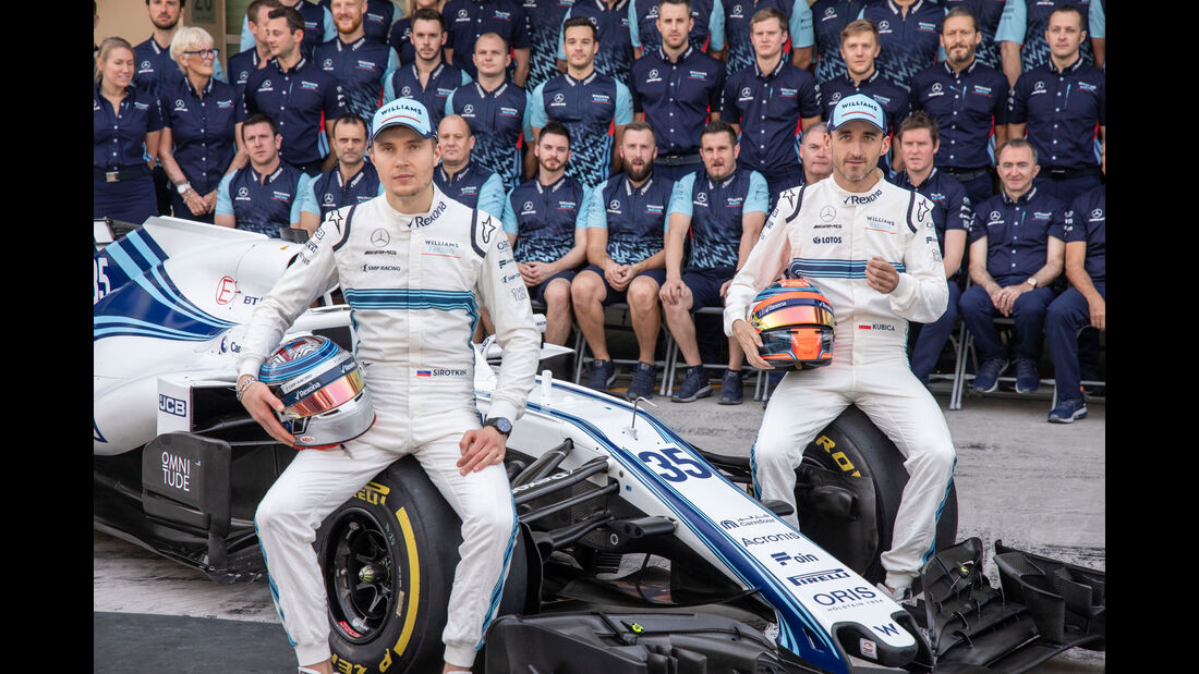 Williams - Sergey Sirotkin - Robert Kubica - GP Abu Dhabi 2018