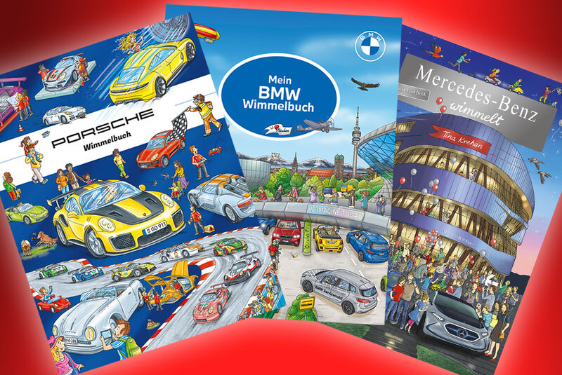 Wimmelbuch BMW Porsche Mercedes Geschenke