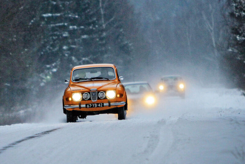 Winter Trail, Volvo, Schneelandschaft