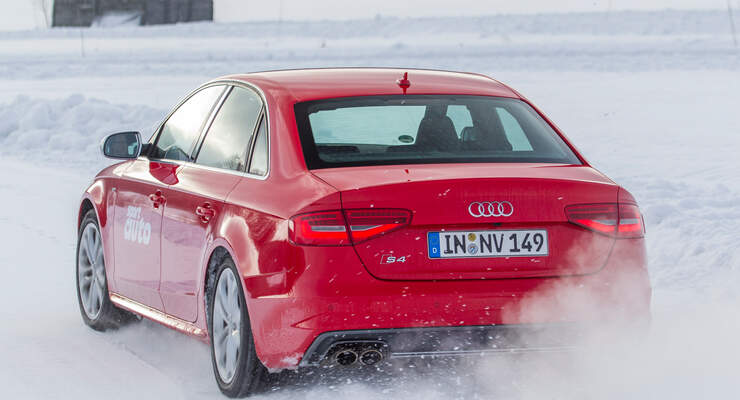 Winterreifentest 2014, Reifentest, Winterreifen, Audi S4, Größe 225/45 R 18 V, Pneus, Gummis, sport auto, auto motor und sport