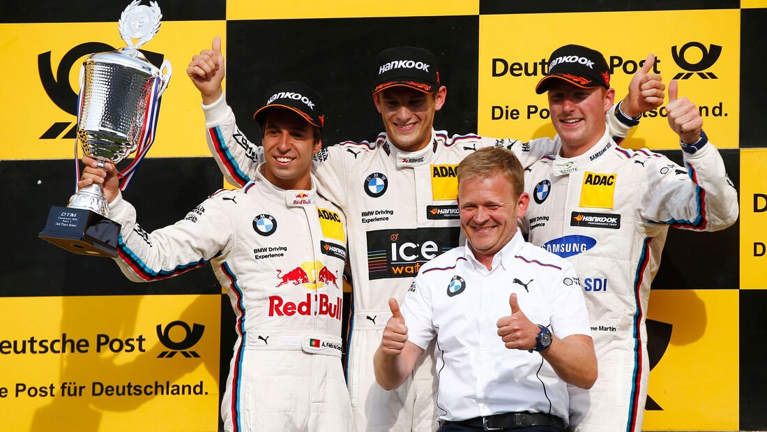 Wittmann - da Costa - Martin - BMW - Podest - DTM - Zandvoort - Samstag - 11.7.2015