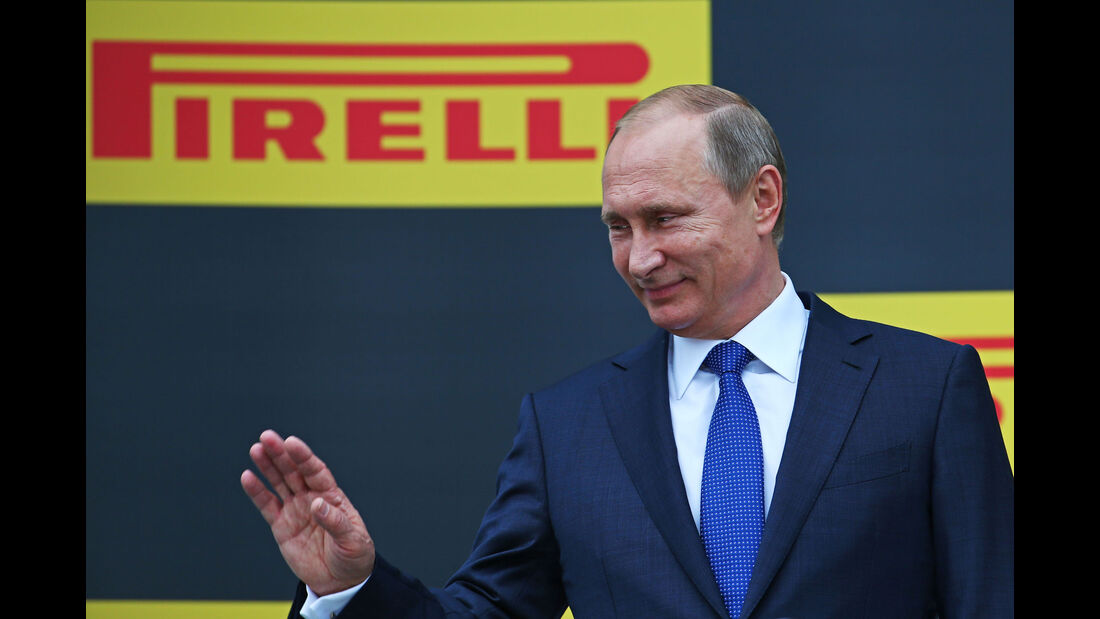 Wladimir Putin - Bernie Ecclestone - GP Russland 2015 - Sochi - Rennen