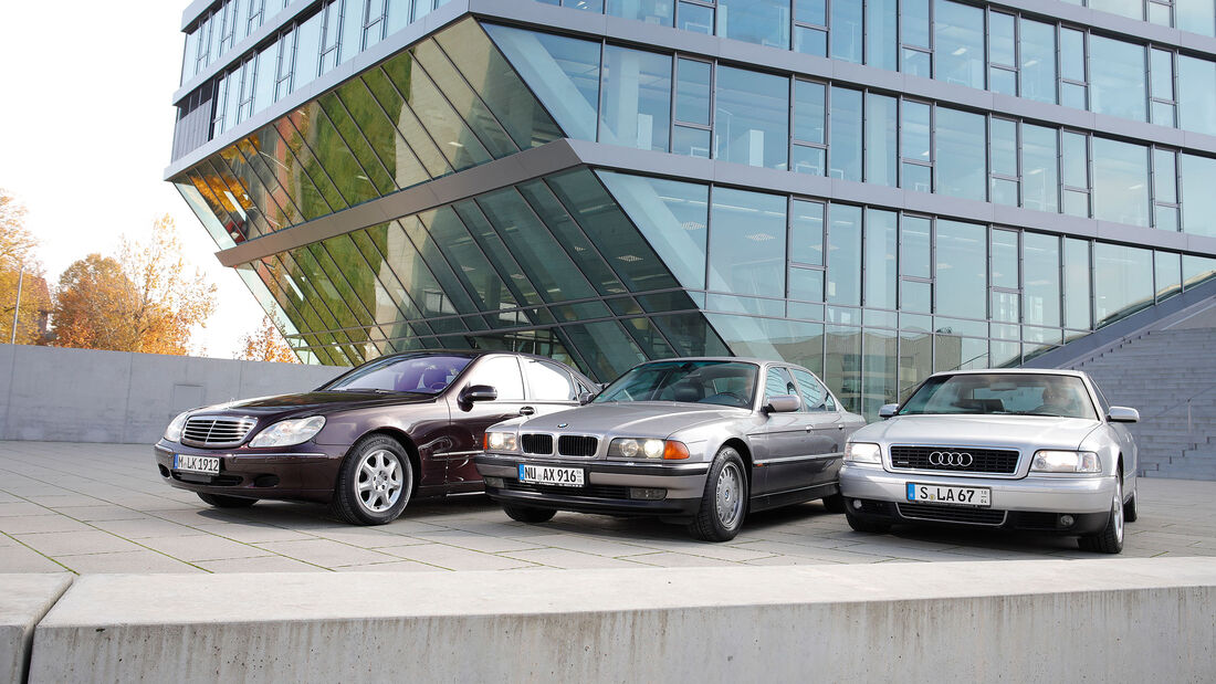 Youngtimer-Fahrbericht-Mercedes-S-500-BMW-740i-Audi-A8-4.2