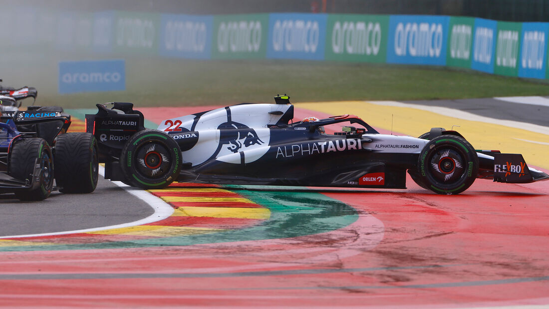 Yuki Tsunoda - Alpha Tauri - Formel 1 - GP Belgien - Spa-Francorchamps - 29. Juli 2023