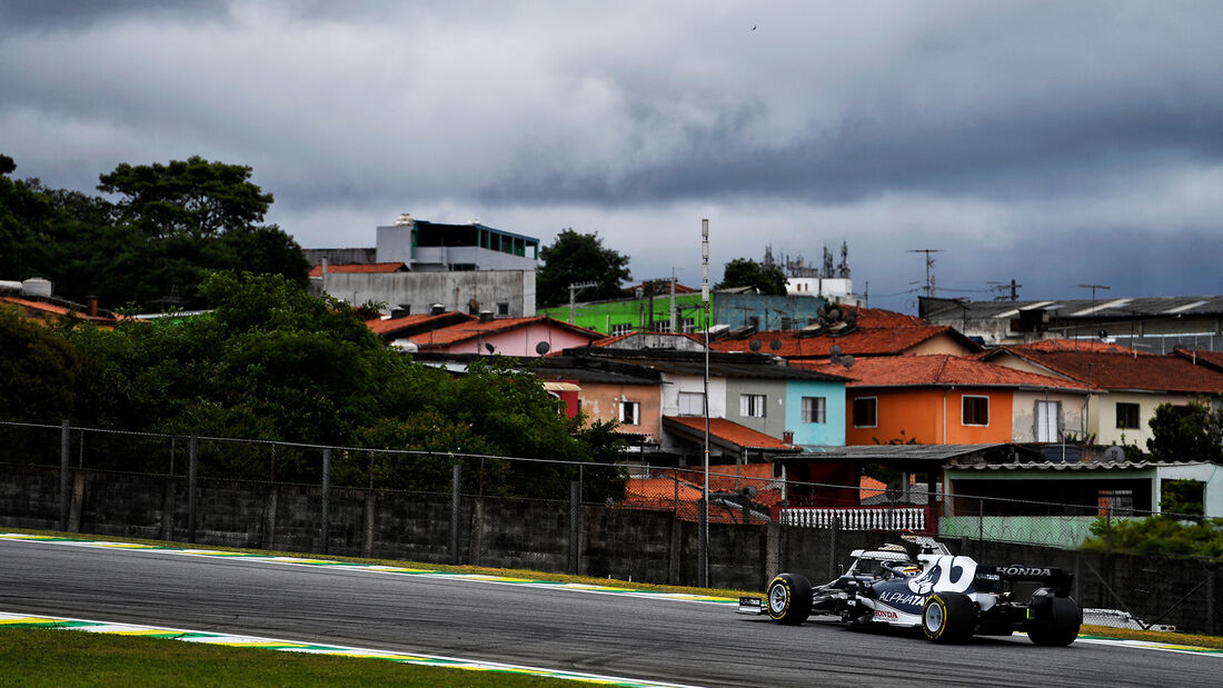 Yuki Tsunoda - Alpha Tauri - Formel 1 - GP Brasilien - Sao Paulo - Freitag - 12.11.2021