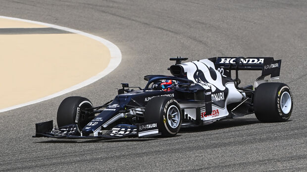 Yuki Tsunoda - Alpha Tauri - Formel 1 - Test - Bahrain - 13. März 2021