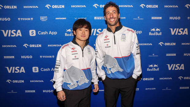Yuki Tsunoda - Daniel Ricciardo - Toro Rosso - Präsentation - Vorstellung - Formel 1 - Saison 2024