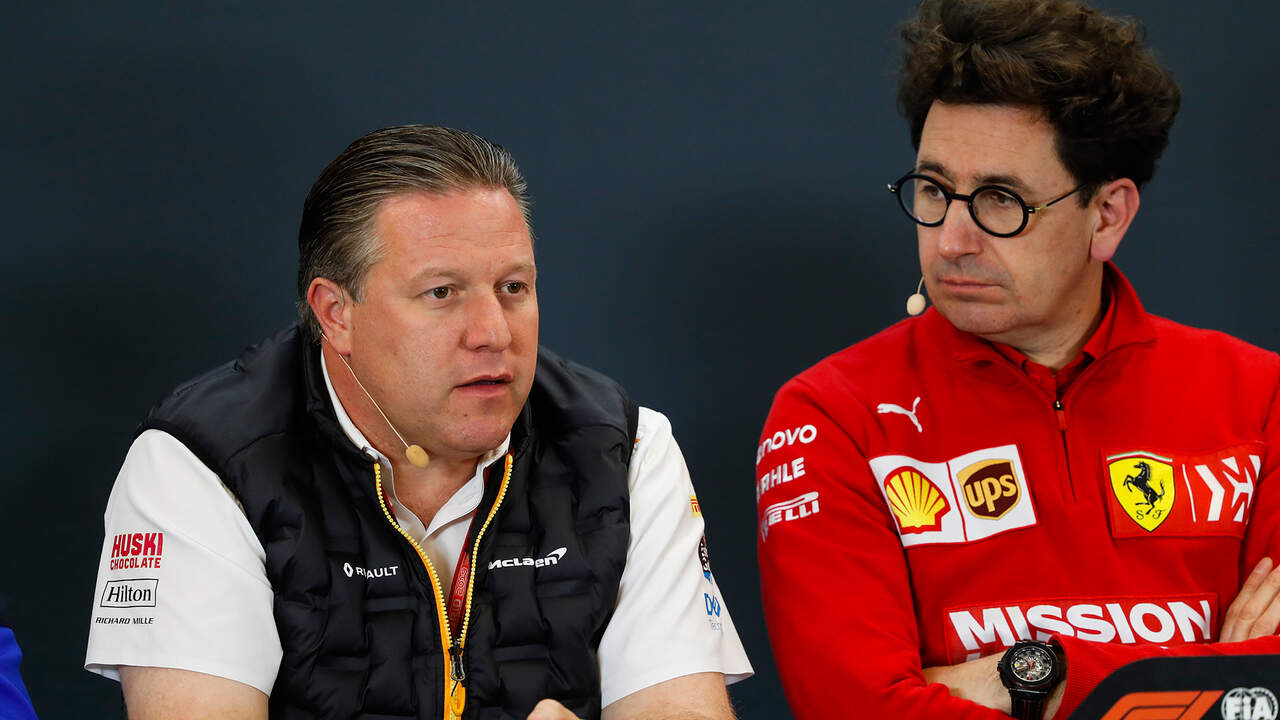 Mclaren Attackiert Ferrari Zak Brown Geht Auf Mattia Binotto Los Auto Motor Und Sport