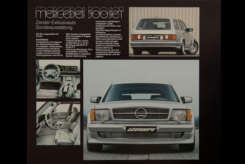 Zender 500 SET Mercedes S-Klasse Kombi