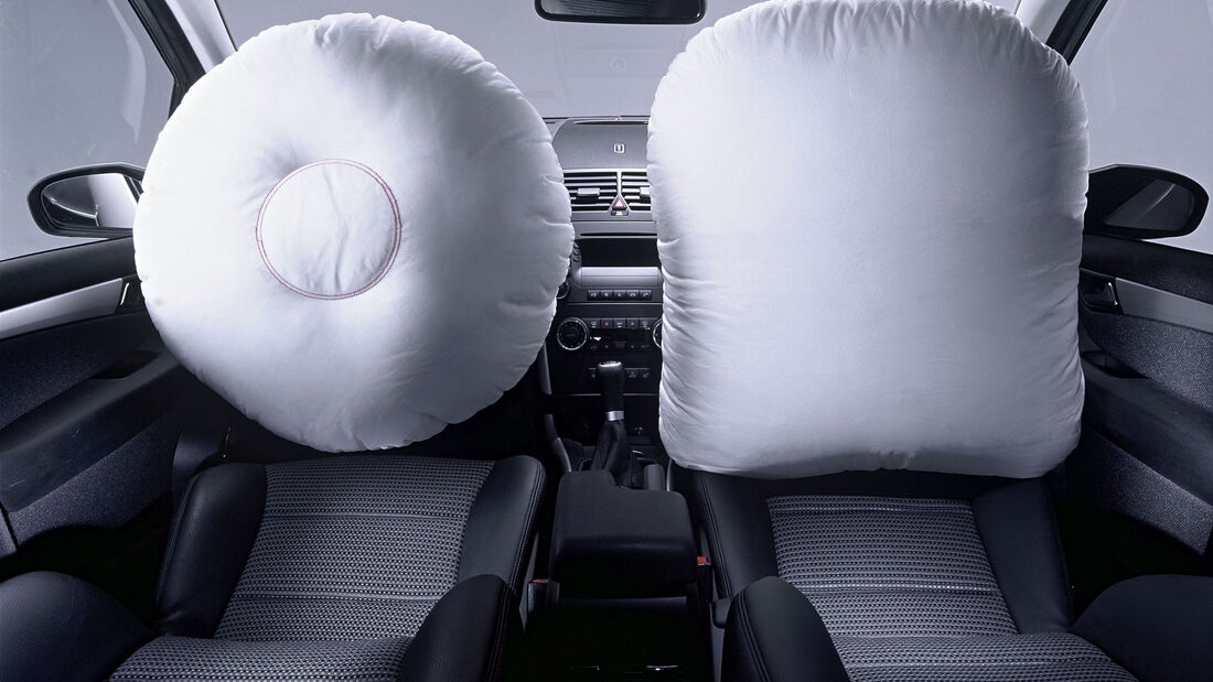 Zwei adaptive Front-Airbags 