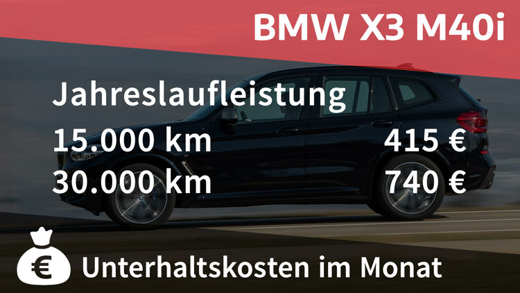 Kosten Und Realverbrauch Bmw X3 M40i Auto Motor Und Sport