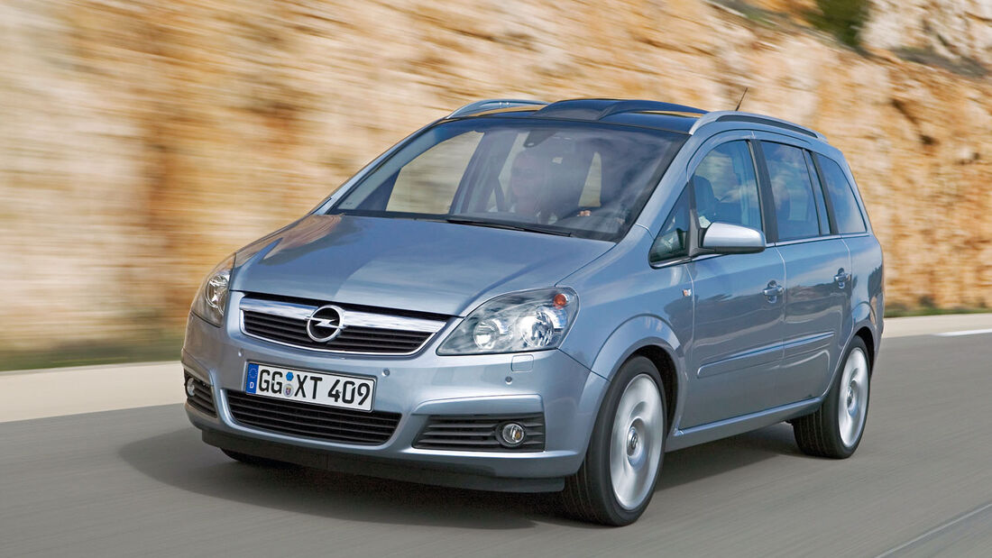 Opel Zafira B (A05) [2005 .. 2014] – Rad- & Reifengrößen, LK, Einpresstiefe  und Felgenspezifikationen