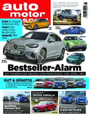 auto motor und sport 08/2026 Coverbild