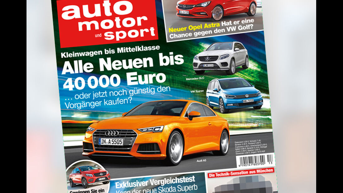 auto motor und sport 13 / 2015 Titel