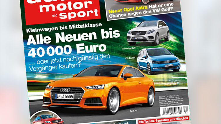 Neues Heft Neuwagen Bis 40 000 Euro Opel Astra Bmw Siebener Auto Motor Und Sport