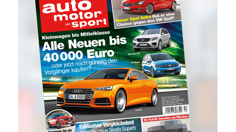 Neues Heft Neuwagen Bis 40 000 Euro Opel Astra Bmw Siebener Auto Motor Und Sport