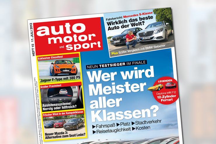Neues auto motor und sport 15/2013: Duell der Testsieger | AUTO MOTOR UND SPORT